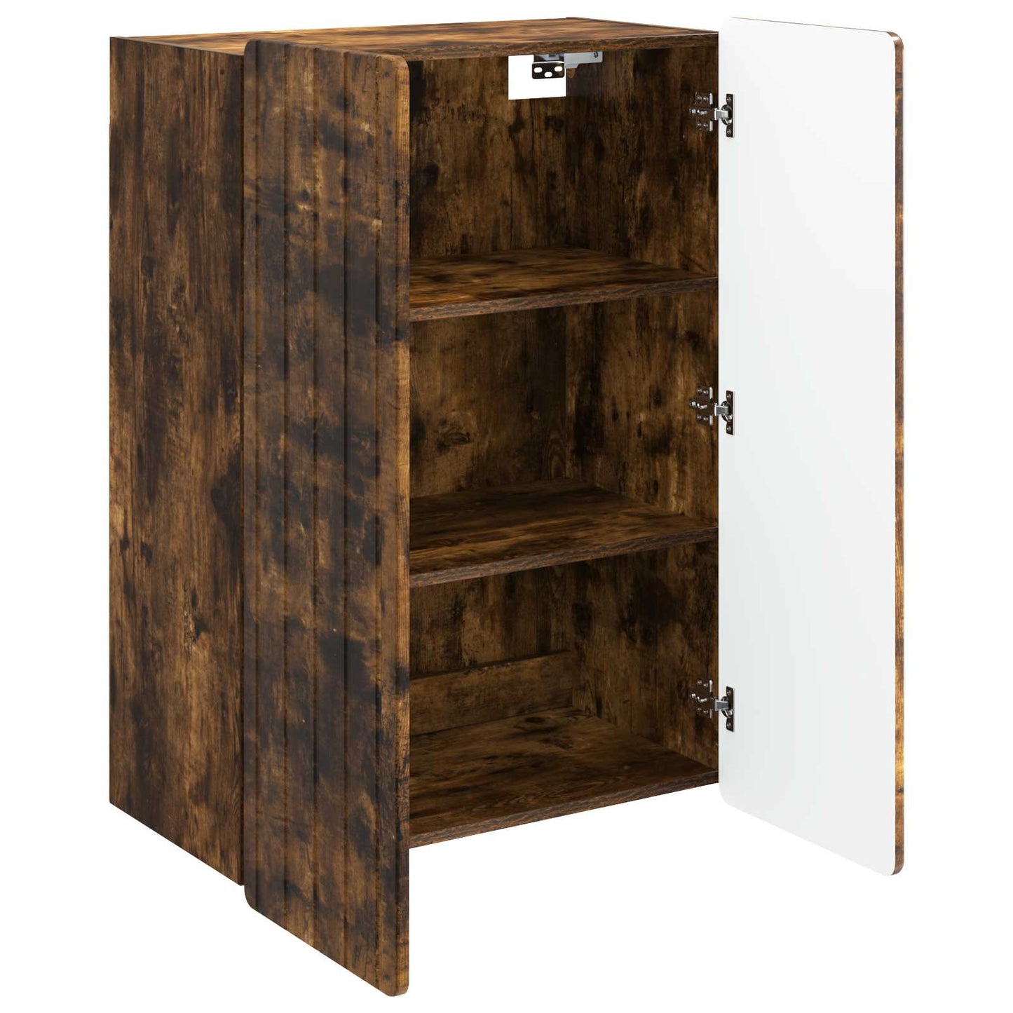 Wandkast Gerookt eiken 66 x 34,5 x 92 cm Bewerkt hout