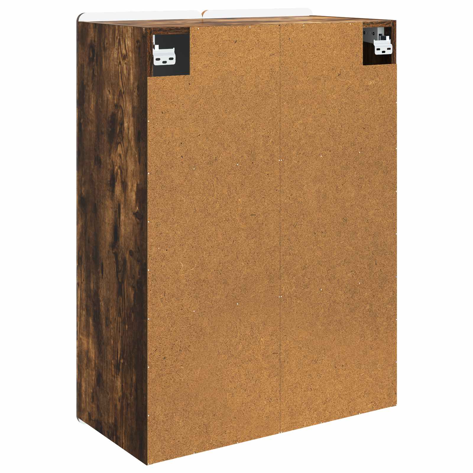 Wandkast Gerookt eiken 66 x 34,5 x 92 cm Bewerkt hout