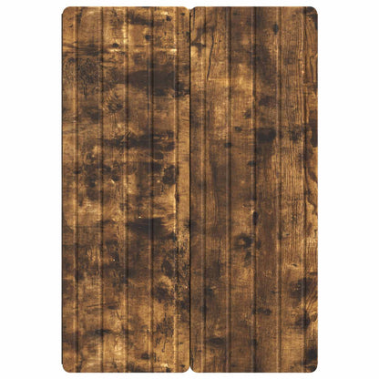 Wandkast Gerookt eiken 66 x 34,5 x 92 cm Bewerkt hout