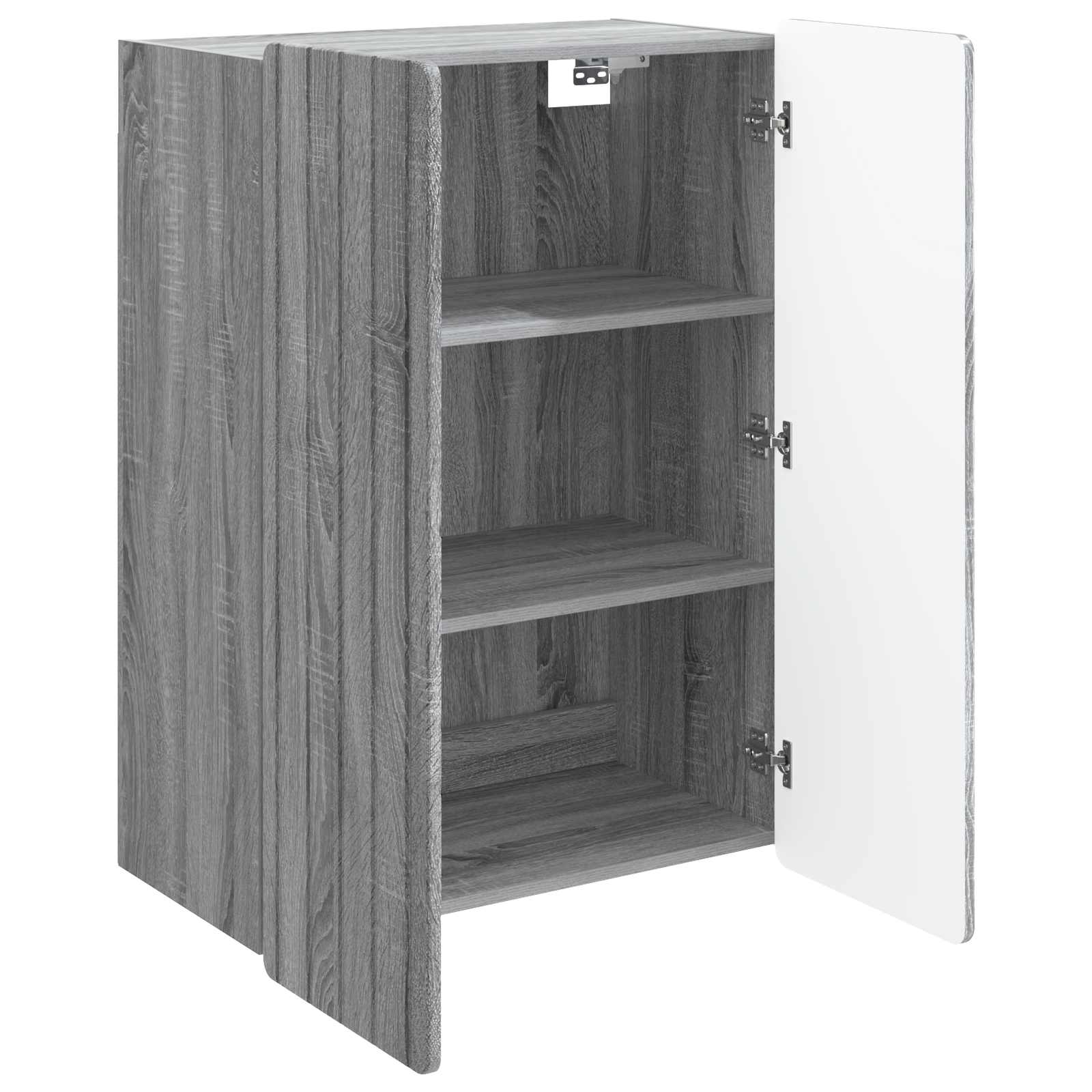 Wandkast Grijs Sonoma 66 x 34,5 x 92 cm Bewerkt hout