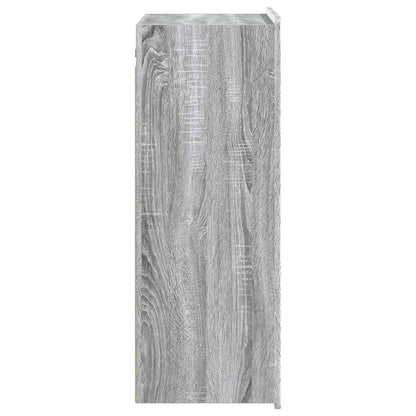 Wandkast Grijs Sonoma 66 x 34,5 x 92 cm Bewerkt hout