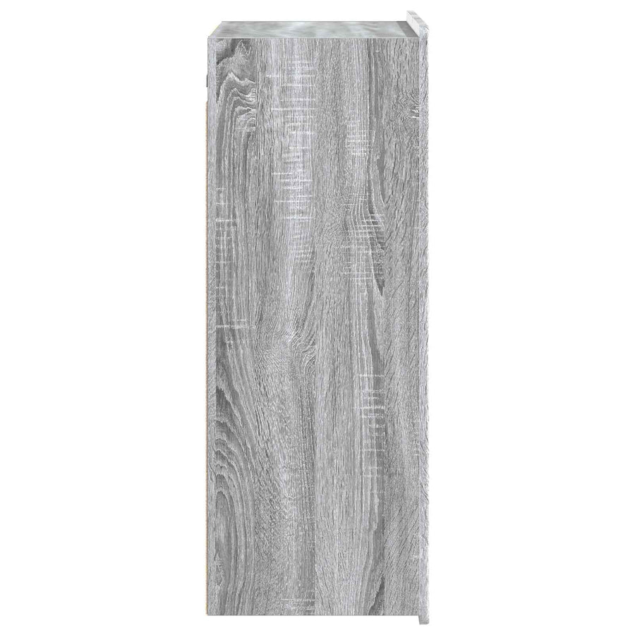 Wandkast Grijs Sonoma 66 x 34,5 x 92 cm Bewerkt hout