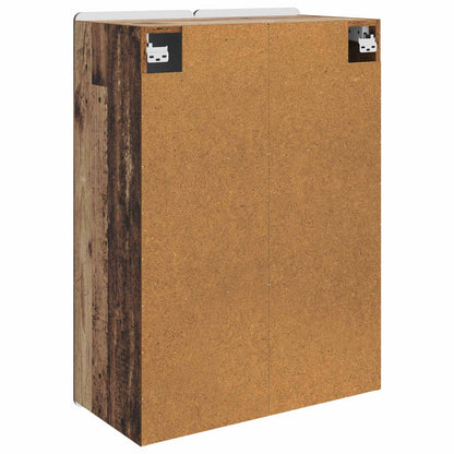 Wandkast Oud hout 66 x 34,5 x 92 cm Bewerkt hout