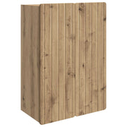 Wandkast eiken 66x34.5x92 cm