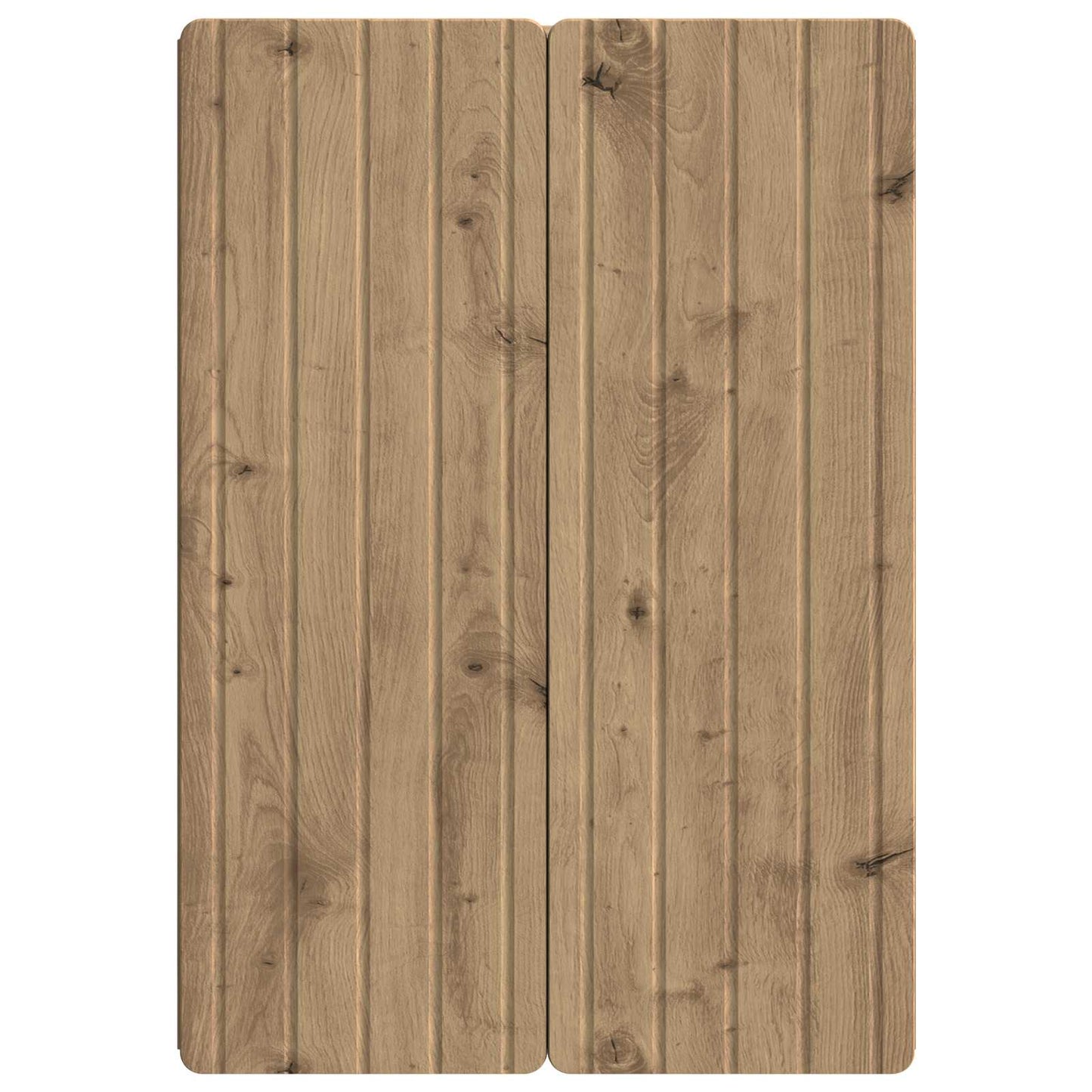 Wandkast Artisanaal eiken 66 x 34,5 x 92 cm Bewerkt hout