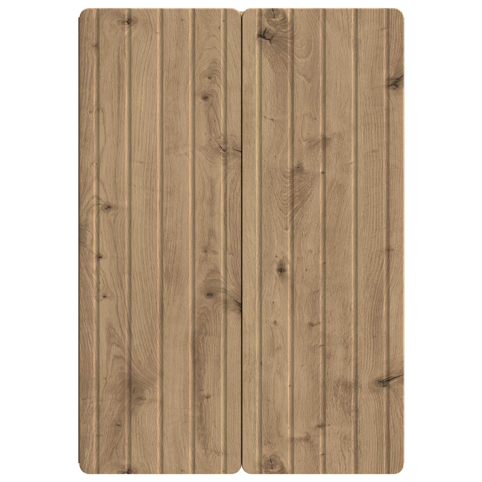 Wandkast Artisanaal eiken 66 x 34,5 x 92 cm Bewerkt hout