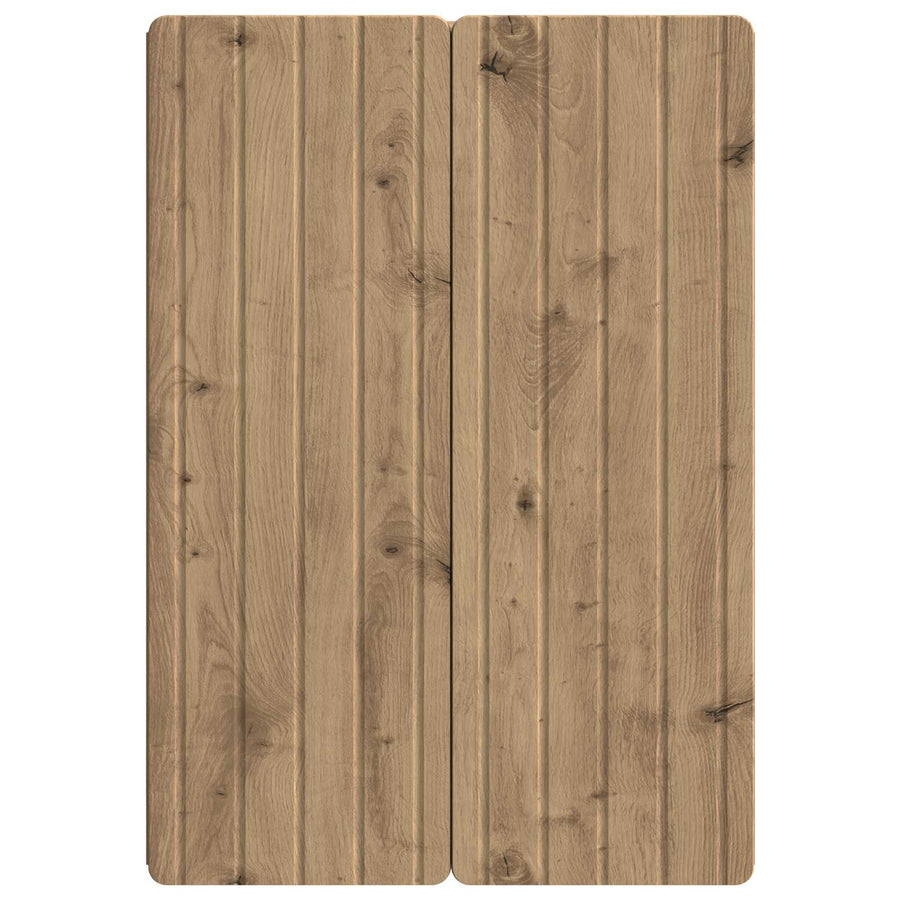 Wandkast Artisanaal eiken 66 x 34,5 x 92 cm Bewerkt hout