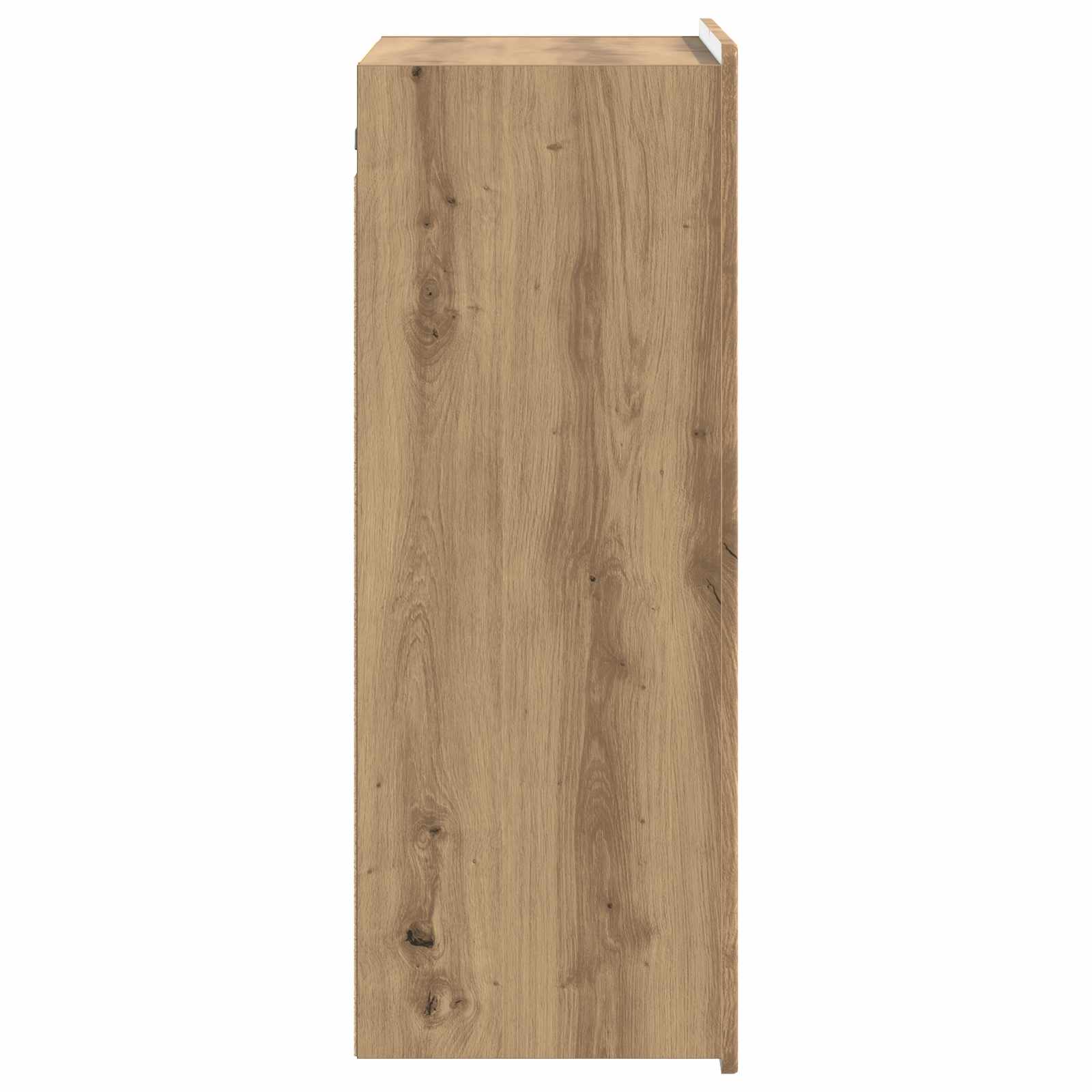 Wandkast Artisanaal eiken 66 x 34,5 x 92 cm Bewerkt hout
