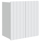 Wandkast 59x31x64 cm bewerkt hout wit