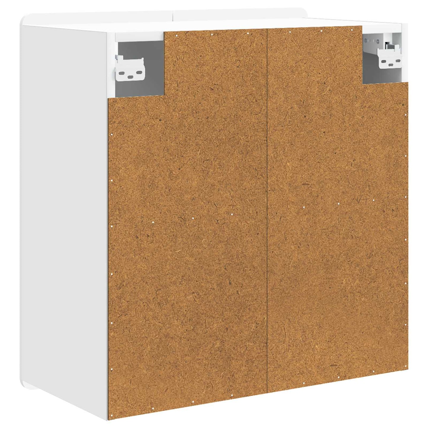 Wandkast Wit 59 x 31 x 64 cm Bewerkt hout