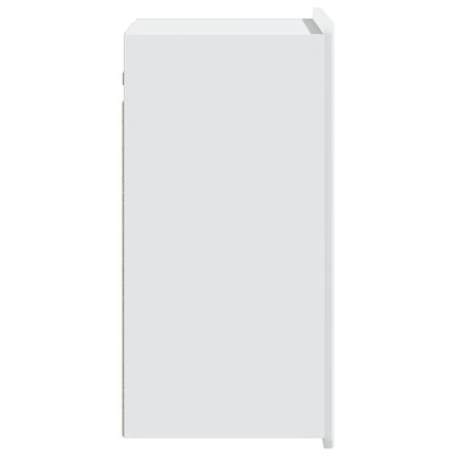 Wandkast Wit 59 x 31 x 64 cm Bewerkt hout