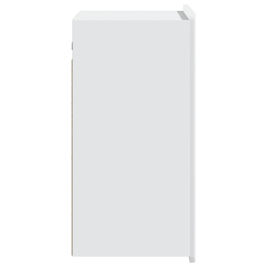 Wandkast Wit 59 x 31 x 64 cm Bewerkt hout