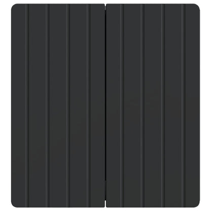 Wandkast Zwart 59 x 31 x 64 cm Bewerkt hout
