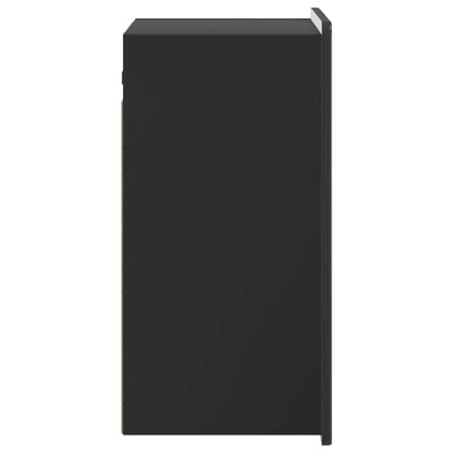 Wandkast Zwart 59 x 31 x 64 cm Bewerkt hout
