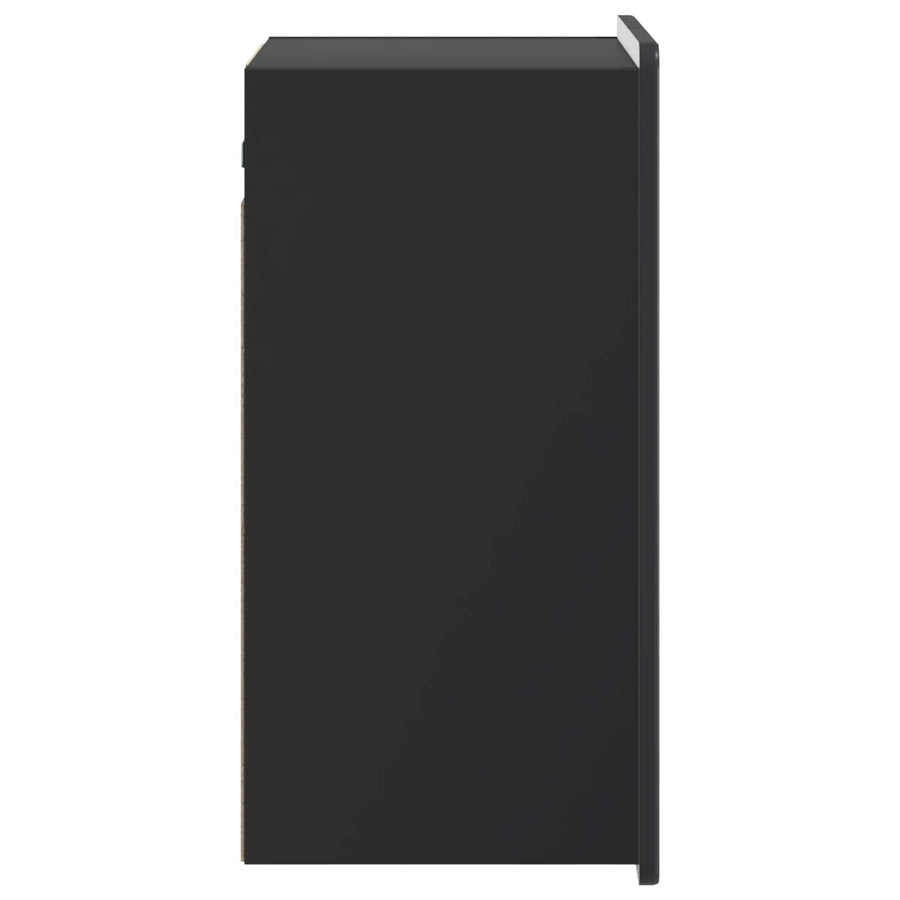 Wandkast Zwart 59 x 31 x 64 cm Bewerkt hout