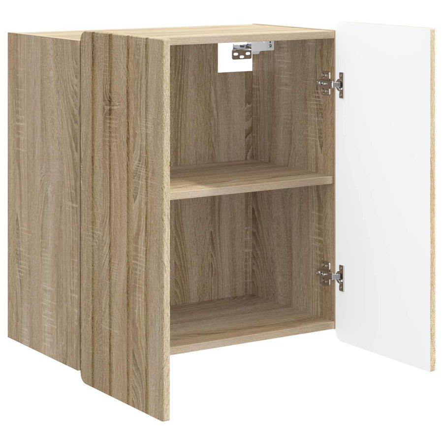 Wandkast Sonoma Eiken 59 x 31 x 64 cm Bewerkt hout