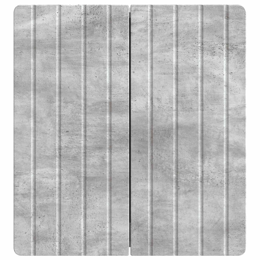 Wandkast Betongrijs 59 x 31 x 64 cm Bewerkt hout