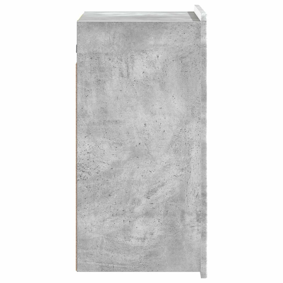 Wandkast Betongrijs 59 x 31 x 64 cm Bewerkt hout