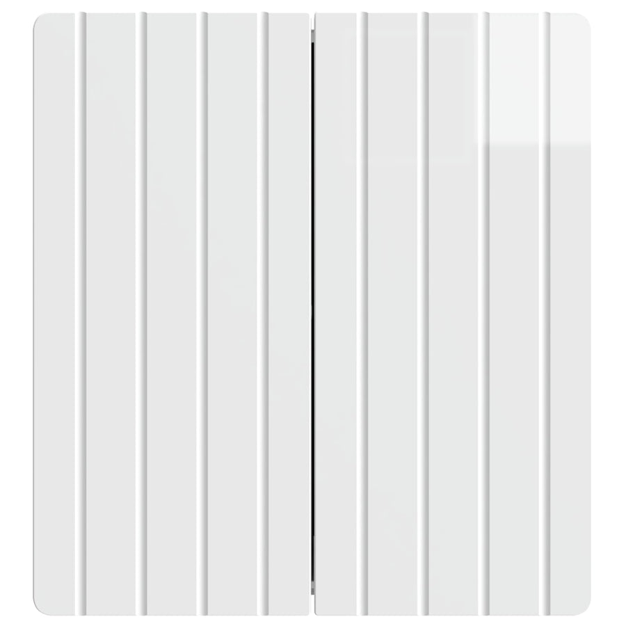 Wandkast Hoogglans Wit 59 x 31 x 64 cm Bewerkt hout