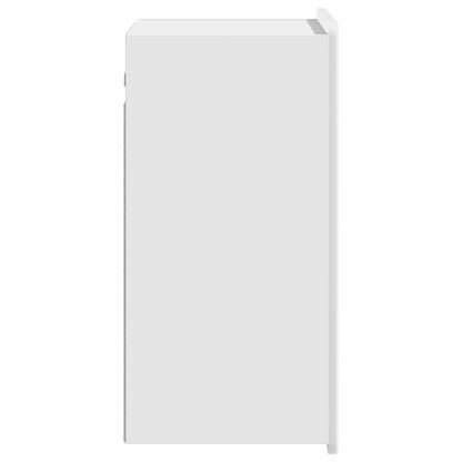 Wandkast Hoogglans Wit 59 x 31 x 64 cm Bewerkt hout