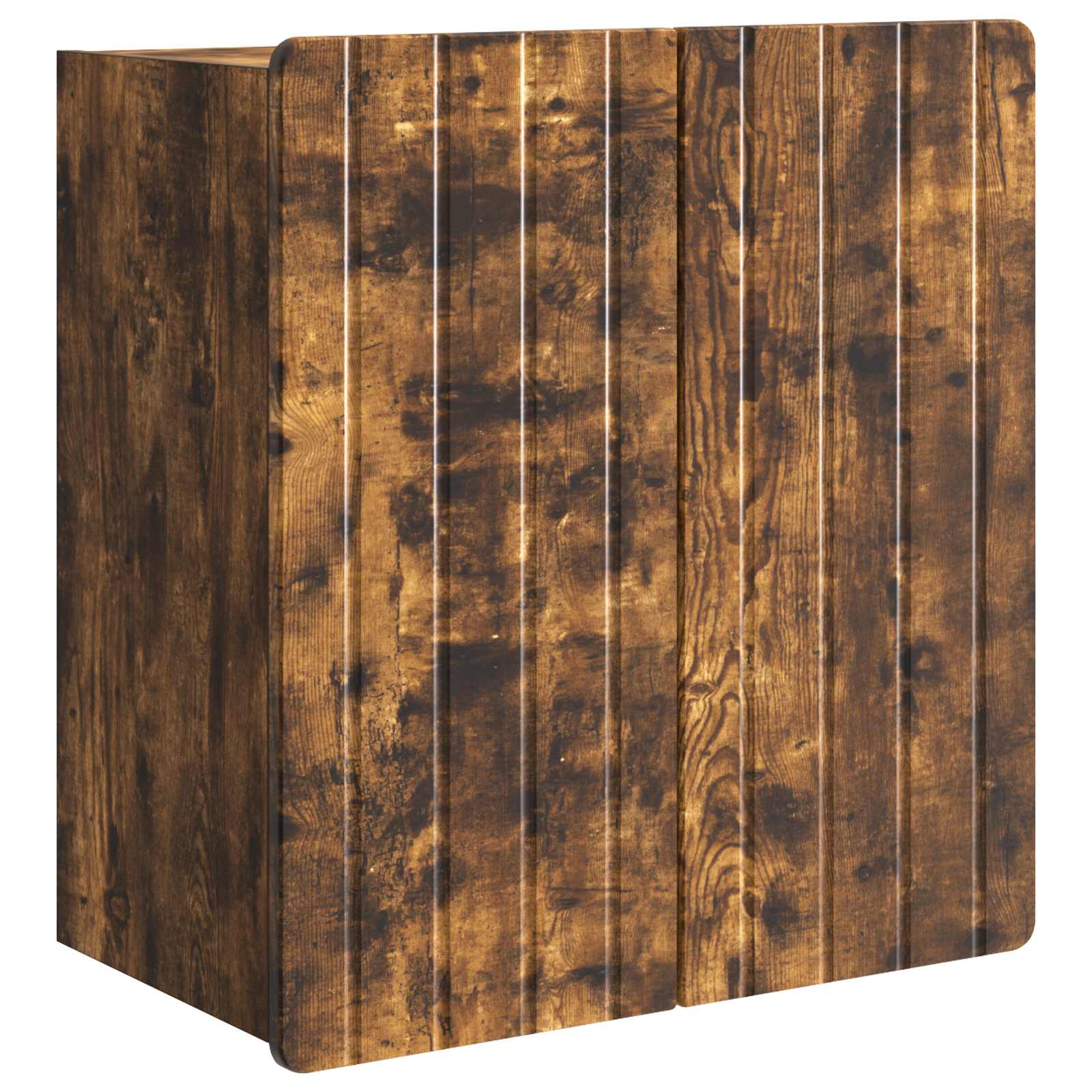 Wandkast Gerookt eiken 59 x 31 x 64 cm Bewerkt hout