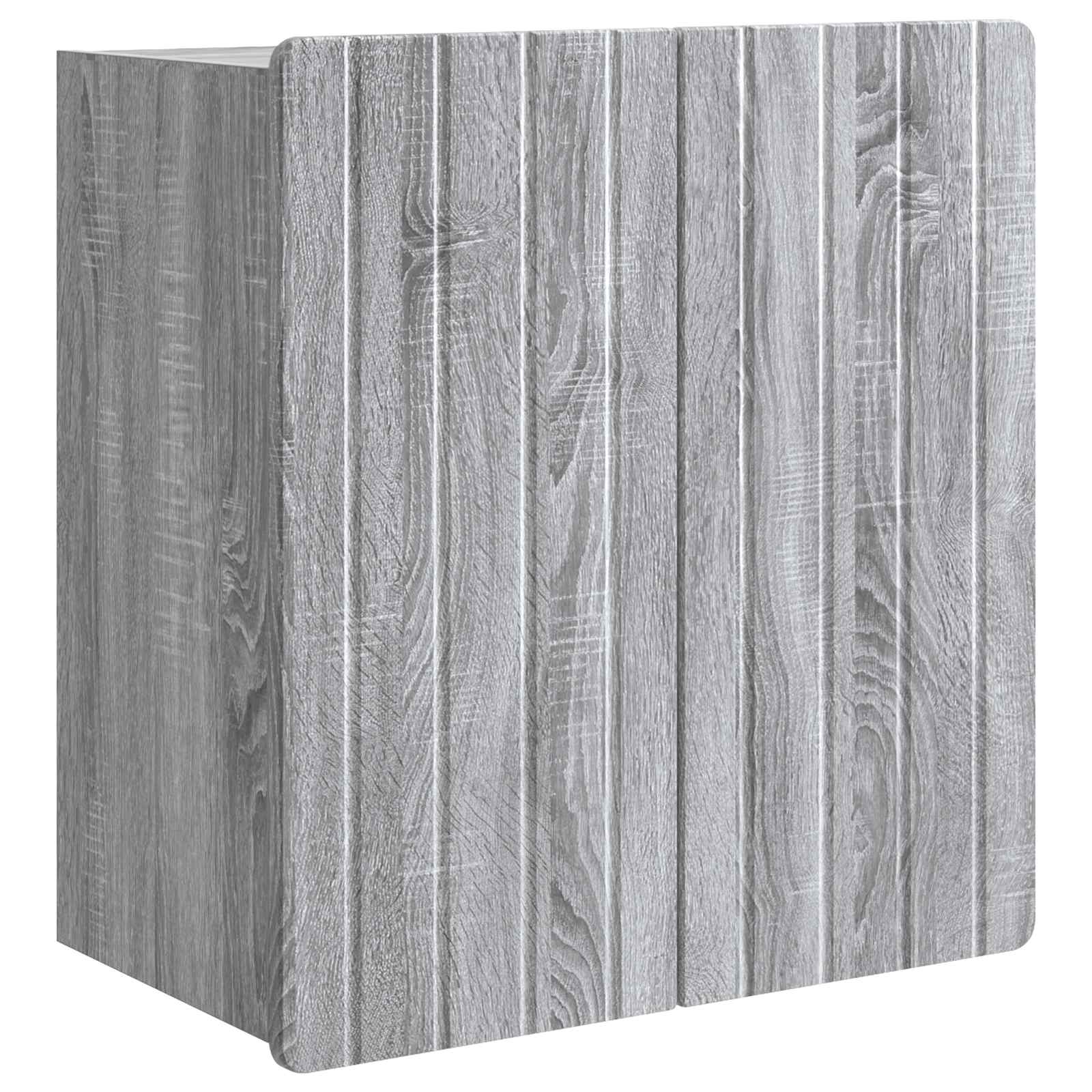 Wandkast Grijs Sonoma 59 x 31 x 64 cm Bewerkt hout