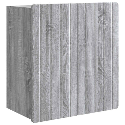 Wandkast Grijs Sonoma 59 x 31 x 64 cm Bewerkt hout