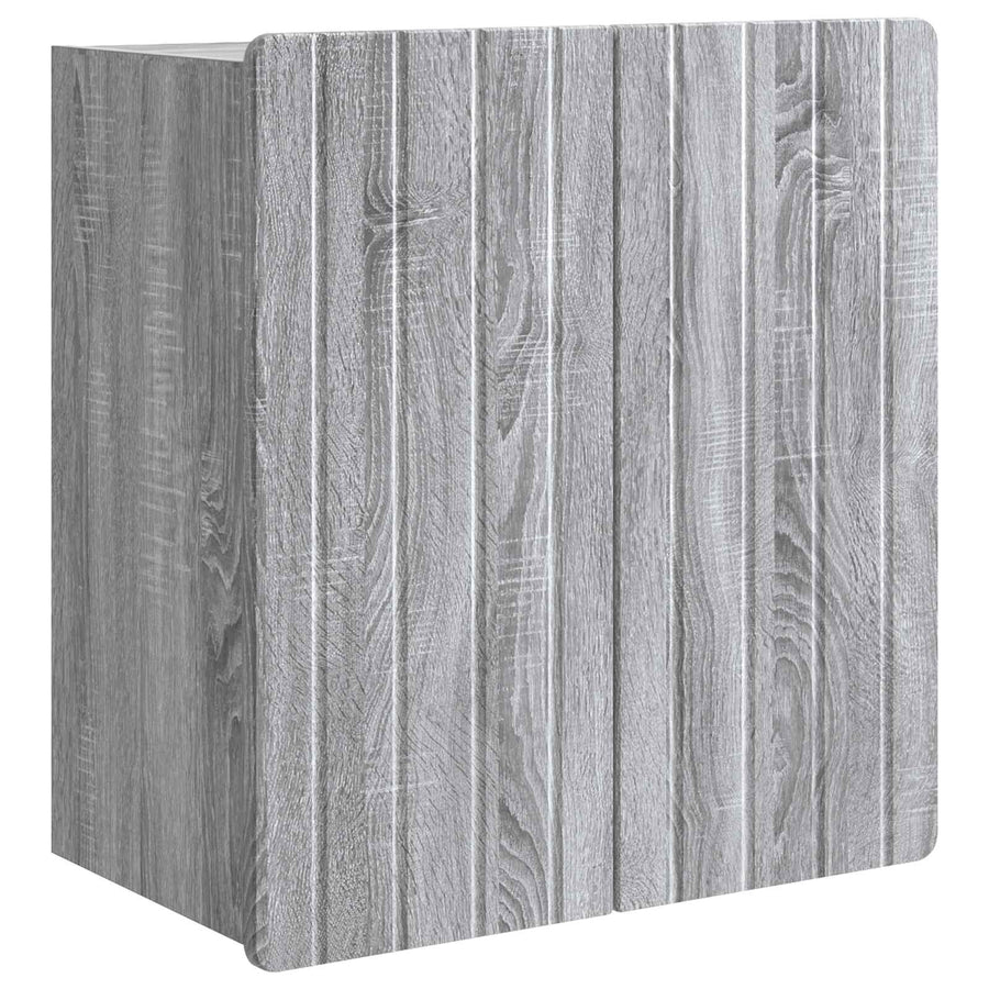 Wandkast Grijs Sonoma 59 x 31 x 64 cm Bewerkt hout