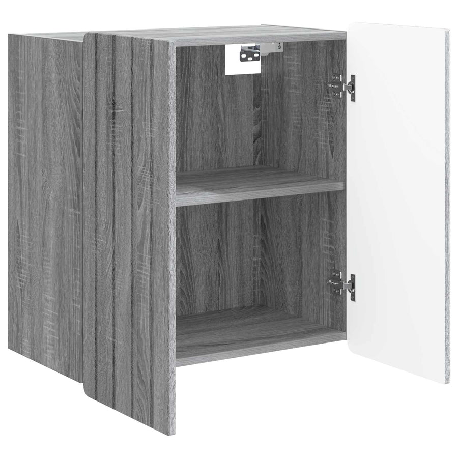 Wandkast Grijs Sonoma 59 x 31 x 64 cm Bewerkt hout