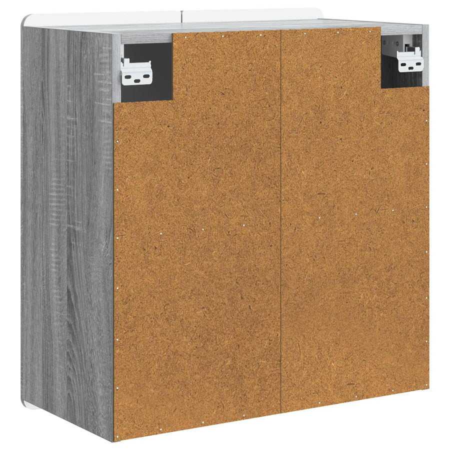 Wandkast Grijs Sonoma 59 x 31 x 64 cm Bewerkt hout