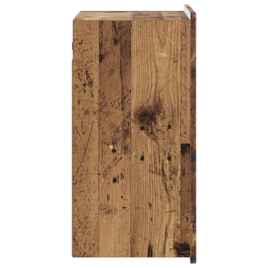 Wandkast Oud hout 59 x 31 x 64 cm Bewerkt hout