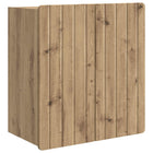 Wandkast eiken 59x31x64 cm bewerkt hout