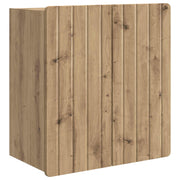 Wandkast eiken 59x31x64 cm bewerkt hout