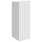 Wandkast 33x34,5x94 cm wit bewerkt hout muurmontage