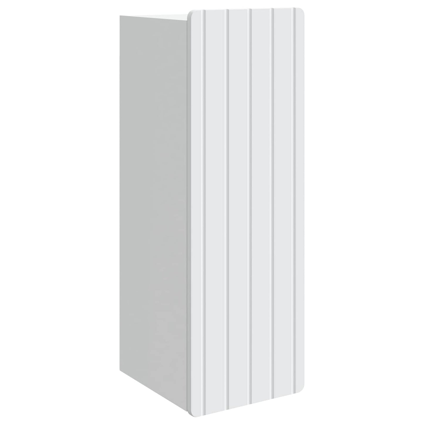 Wandkast Wit 33 x 34,5 x 94 cm Bewerkt hout