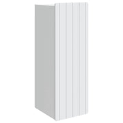 Wandkast 33x34,5x94 cm wit bewerkt hout muurmontage