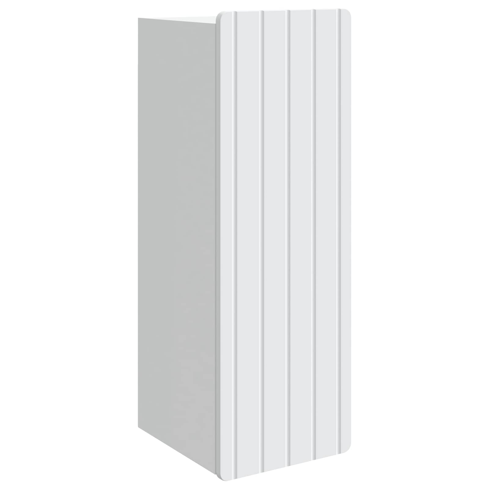 Wandkast Wit 33 x 34,5 x 94 cm Bewerkt hout