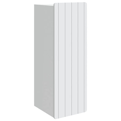 Wandkast Wit 33 x 34,5 x 94 cm Bewerkt hout