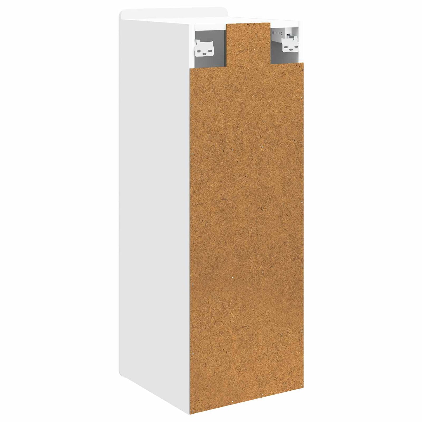 Wandkast Wit 33 x 34,5 x 94 cm Bewerkt hout
