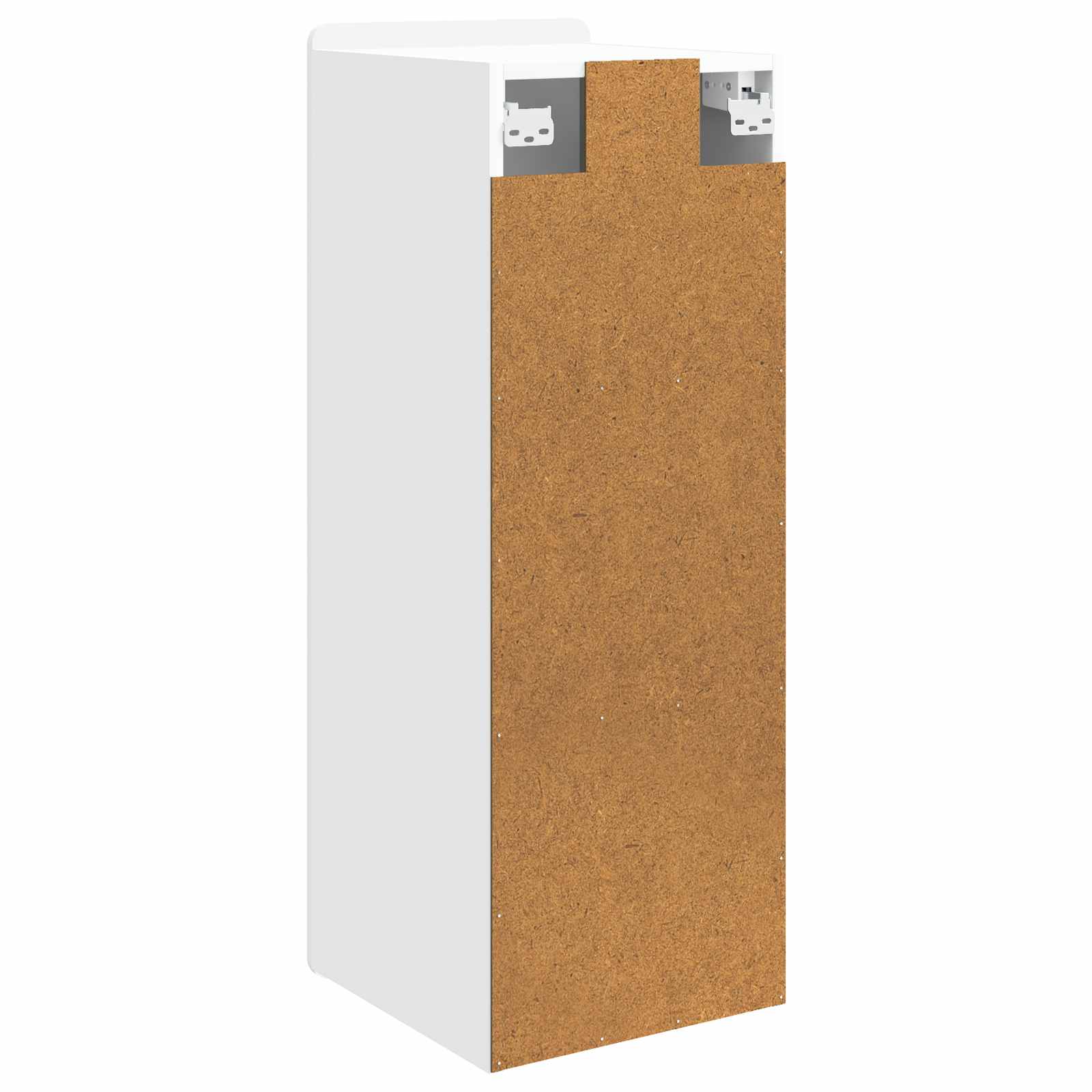Wandkast Wit 33 x 34,5 x 94 cm Bewerkt hout