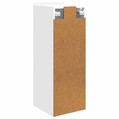 Wandkast Wit 33 x 34,5 x 94 cm Bewerkt hout