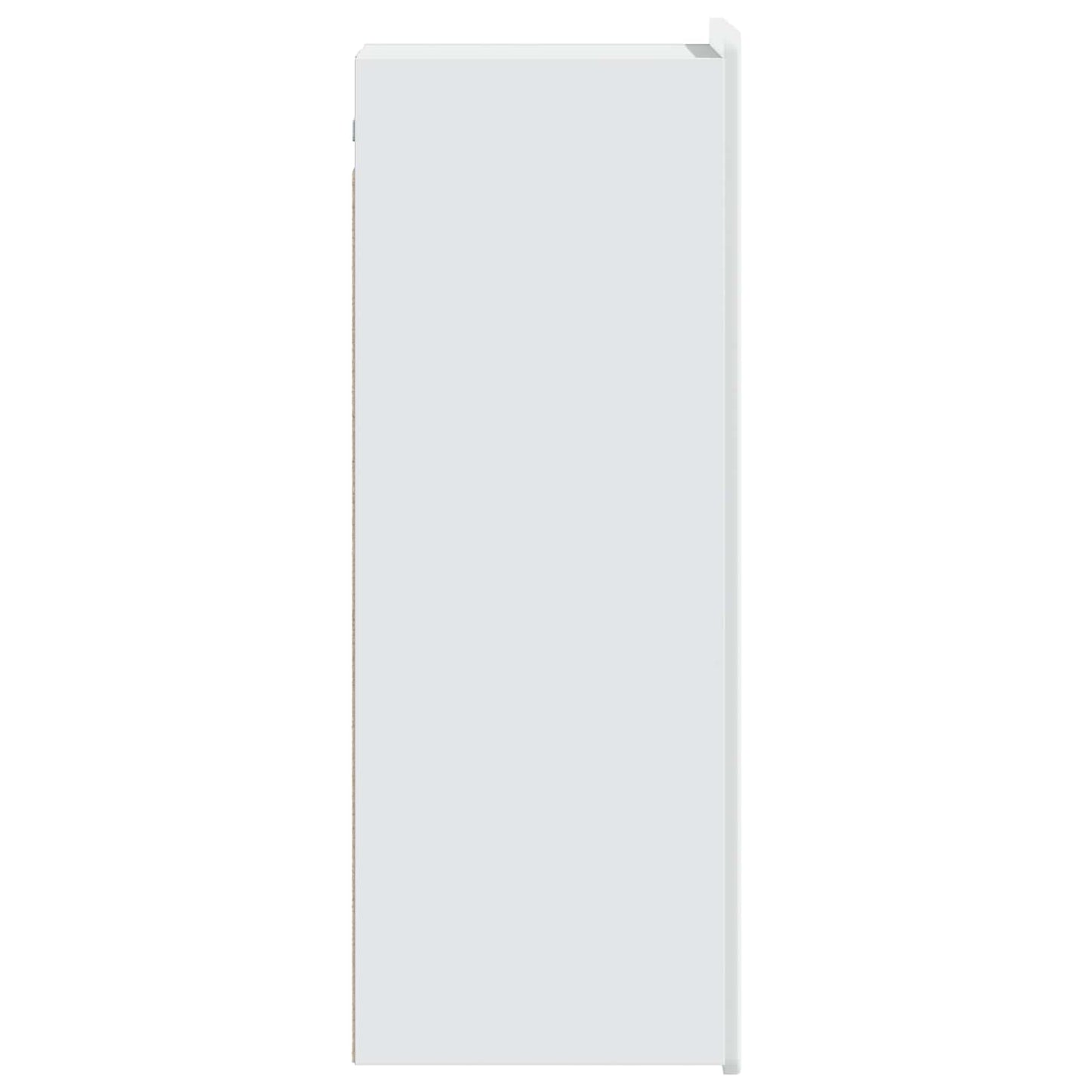 Wandkast Wit 33 x 34,5 x 94 cm Bewerkt hout