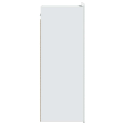 Wandkast Wit 33 x 34,5 x 94 cm Bewerkt hout