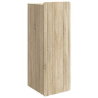 Wandkast bewerkt hout 33x34,5x94 cm