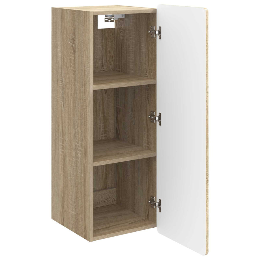 Wandkast Sonoma Eiken 33 x 34,5 x 94 cm Bewerkt hout