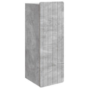 Wandkast 33x34.5x94 cm betongrijs bewerkt hout muurmontage