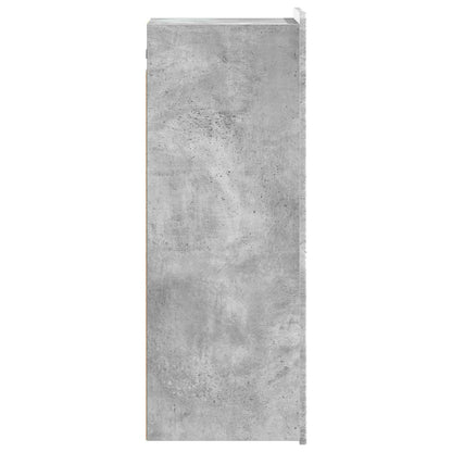 Wandkast Betongrijs 33 x 34,5 x 94 cm Bewerkt hout