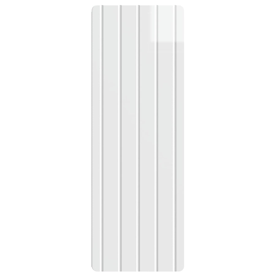 Wandkast Hoogglans Wit 33 x 34,5 x 94 cm Bewerkt hout