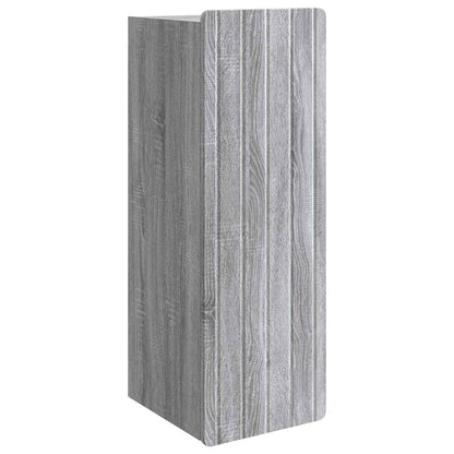 Wandkast Grijs Sonoma 33 x 34,5 x 94 cm Bewerkt hout
