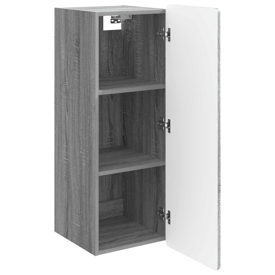 Wandkast Grijs Sonoma 33 x 34,5 x 94 cm Bewerkt hout